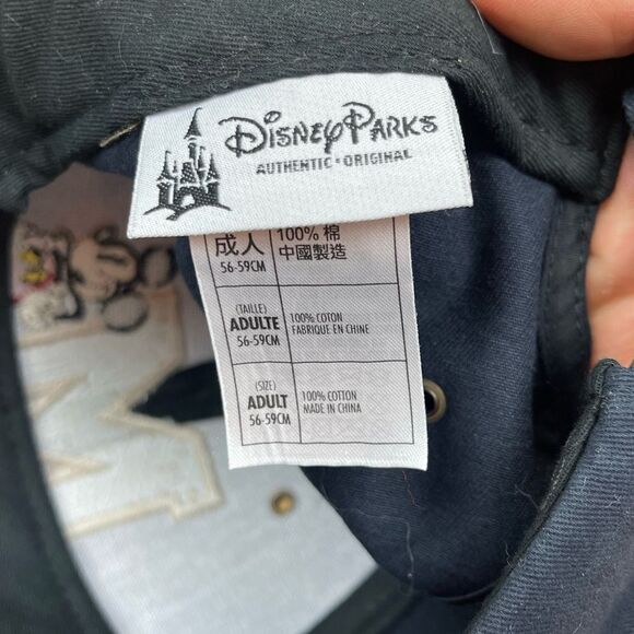 Vintage Disney Mickey Mouse Large M Baseball Hat Resort Adult Size Adjustable - Picture 7 of 8